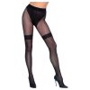 Cottelli - szexi nyitott necc harisnya nőknek (fekete)