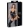 Cottelli Bondage - fényes body bilinccsel (fekete)