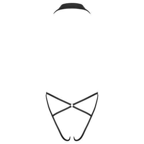 Cottelli Party - galléros body (fekete)