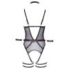 Cottelli Bondage - nyitott body és kar bilincs (sötétlila)