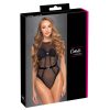Cottelli - áttetsző csipkés body (fekete)