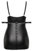 Cottelli Plus Size - szexi ruha bilinccsel (fekete)