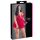 Cottelli Plus Size - csipkés, lenge babydoll (piros)