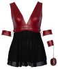 Cottelli Bondage Plus Size - babydoll (piros)