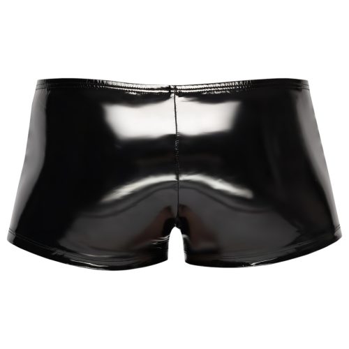 Black Level - cipzáras, fényes férfi short (fekete)