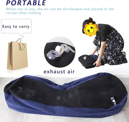 Desirel Magic Pillow - felfújható szex szófa - nagy (kék)
