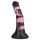 Bad Horse - szilikon ló pénisz dildó - 18 cm (fekete-pink)