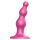 Strap-on-me Beads S - gyöngyös, tapadókorongos dildó (pink)