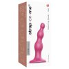 Strap-on-me Beads S - gyöngyös, tapadókorongos dildó (pink)