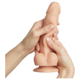   Strap-on-me S - kétrétegű, tapadókorongos dildó (testszínű)