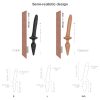Strap-on-me Swith Realistic S - 2in1 szilikon dildó (natúr)