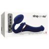 Strap-on-me S - felcsatolható, léghullámos vibrátor (kék)