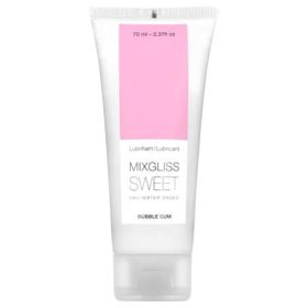   Mixgliss Sweet Bubble Gum - vízbázisú síkosító - rágó (70 ml)