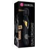 Dorcel Dual Orgasms Gold - 2in1 masszírozó vibrátor, wand masszírozó (fekete)