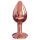 Dorcel Diamond Plug S - alumínium anál plug - kicsi (rózsaarany)