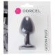 Dorcel Geisha Plug M - golyós anál plug (fekete)