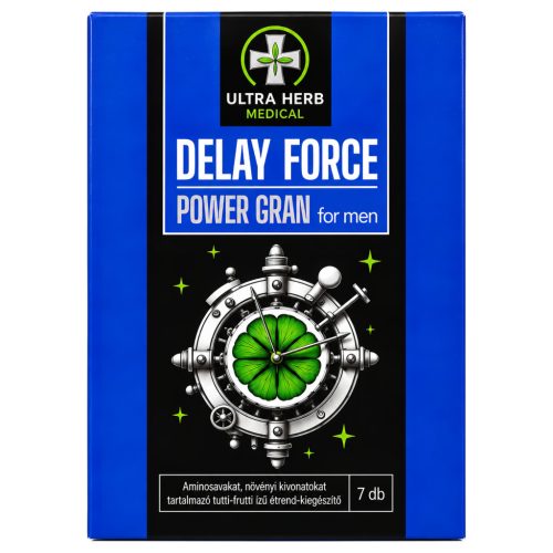 Delay Force Power - magömlés késleltető étrend-kiegészítő por (7 tasak)