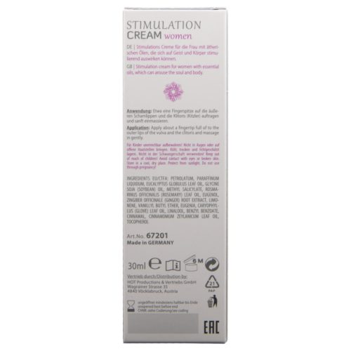 HOT Shiatsu Joyful - folyékony vibrátor stimuláló krém nőknek (30 ml)