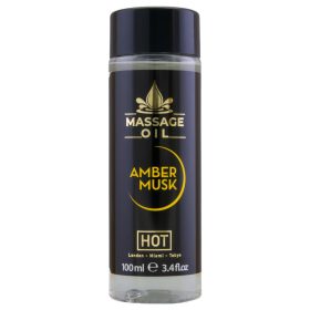 HOT bőrápoló masszázsolaj - borostyán pézsma (100 ml)