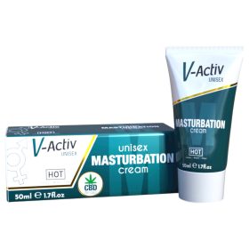   Hot V-Active - stimuláló unisex maszturbációs krém (50 ml)