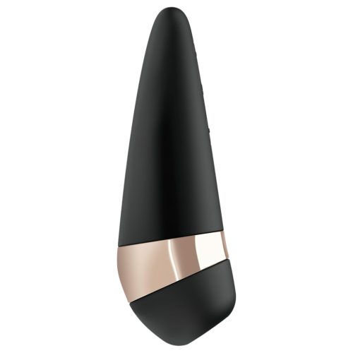 Satisfyer Pro 3+ - léghullámos, vízálló, akkus csiklóizgató vibrátor (fekete)