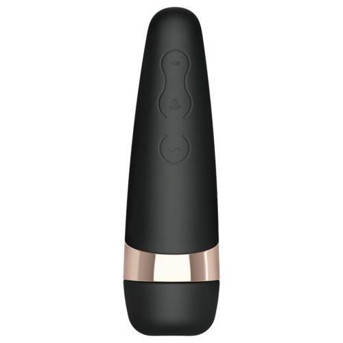 Satisfyer Pro 3+ - léghullámos, vízálló, akkus csiklóizgató vibrátor (fekete)