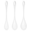 Satisfyer Yoni Power 1 - gésagolyó szett (fehér, 3 részes)