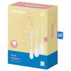 Satisfyer Yoni Power 1 - gésagolyó szett (fehér, 3 részes)