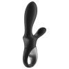 Satisfyer Heat Climax+ - okos, melegítő anál vibrátor (fekete)
