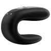Satisfyer Double Fun - app-vezérelt, akkus párvibrátor (fekete)