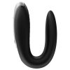 Satisfyer Double Fun - app-vezérelt, akkus párvibrátor (fekete)