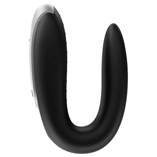 Satisfyer Double Fun - app-vezérelt, akkus párvibrátor (fekete)