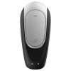 Satisfyer Double Fun - app-vezérelt, akkus párvibrátor (fekete)