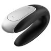 Satisfyer Double Fun - app-vezérelt, akkus párvibrátor (fekete)