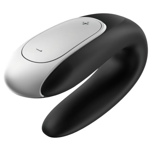 Satisfyer Double Fun - app-vezérelt, akkus párvibrátor (fekete)