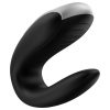 Satisfyer Double Fun - app-vezérelt, akkus párvibrátor (fekete)