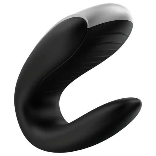 Satisfyer Double Fun - app-vezérelt, akkus párvibrátor (fekete)