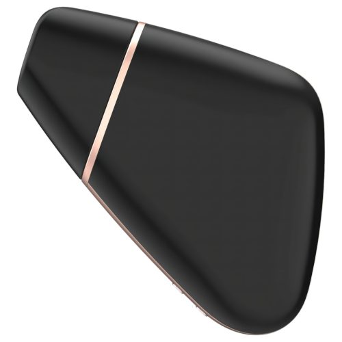 Satisfyer Love Triangle - App-vezérelt léghullámos csiklóizgató (fekete)