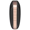 Satisfyer Love Triangle - App-vezérelt léghullámos csiklóizgató (fekete)