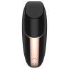 Satisfyer Love Triangle - App-vezérelt léghullámos csiklóizgató (fekete)