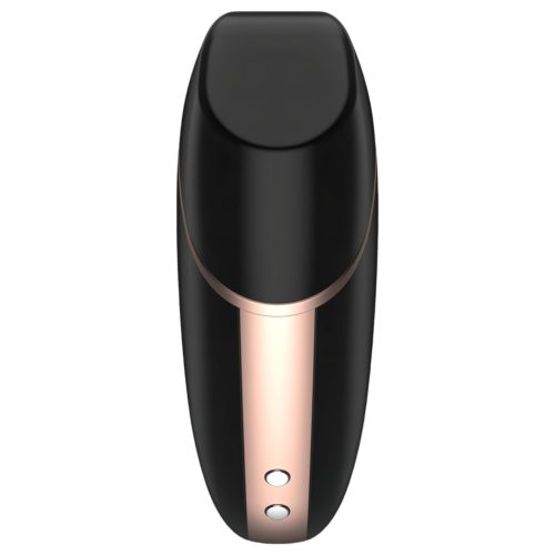 Satisfyer Love Triangle - App-vezérelt léghullámos csiklóizgató (fekete)