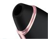 Satisfyer Love Triangle - App-vezérelt léghullámos csiklóizgató (fekete)