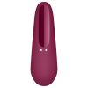 Satisfyer Curvy 1+ - app-vezérelt léghullámos csiklóizgató (piros)