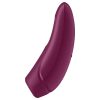 Satisfyer Curvy 1+ - app-vezérelt léghullámos csiklóizgató (piros)