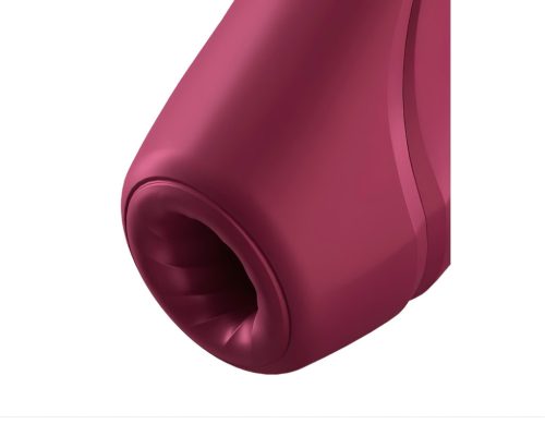 Satisfyer Curvy 1+ - app-vezérelt léghullámos csiklóizgató (piros)