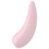 Satisfyer Curvy 2+ - okos léghullámos csiklóizgató (pink)
