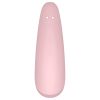 Satisfyer Curvy 2+ - okos léghullámos csiklóizgató (pink)