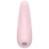 Satisfyer Curvy 2+ - okos léghullámos csiklóizgató (pink)