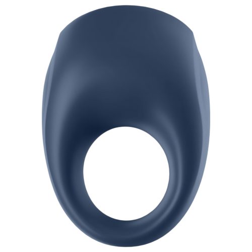 Satisfyer Strong One - App-vezérelt vibrációs péniszgyűrű (kék)