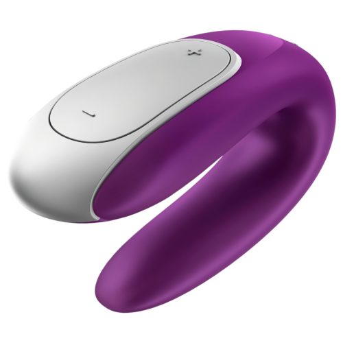 Satisfyer Double Fun - okos párvibrátor (lila)